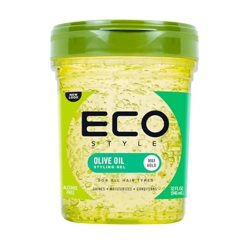 ECOCO Eco Style Gel, Olive, 32 Ounce, front side.jpg